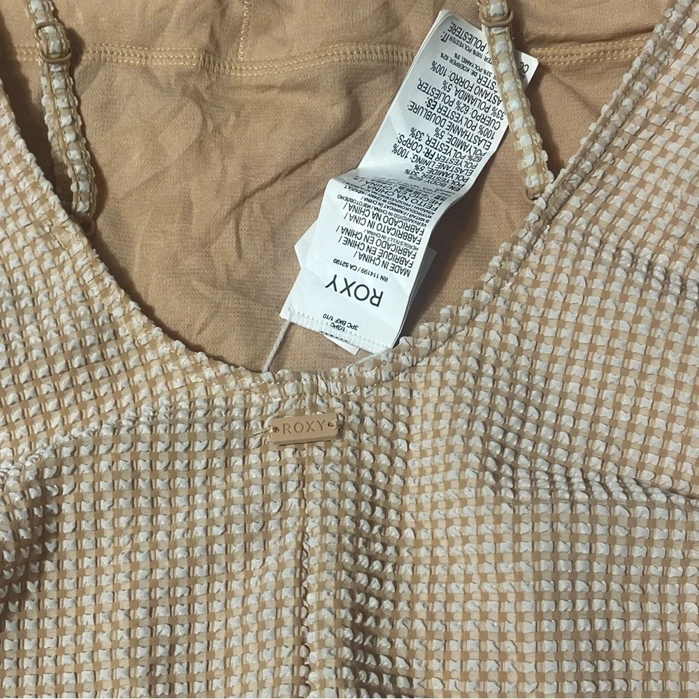 Roxy Apricot Textured Swimwear